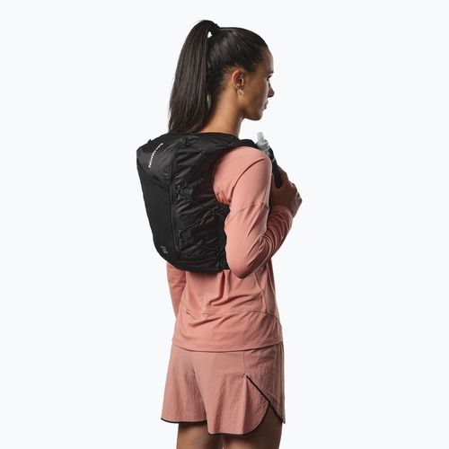 Gilet da corsa da donna Salomon Active Skin 12 Set nero/metallo