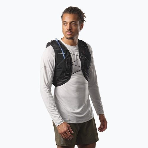 Gilet da corsa Salomon Active Skin 12 Reservoir nero