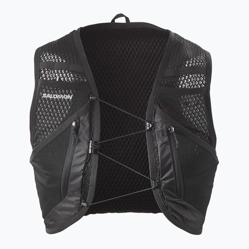 Gilet da corsa Salomon Active Skin 12 No Flasks nero/metallo