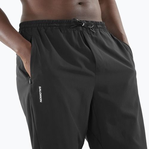 Pantaloni da corsa Salomon SHAKEout Core neri profondi da uomo