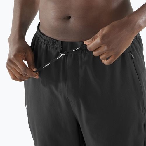 Pantaloni da corsa Salomon SHAKEout Core neri profondi da uomo