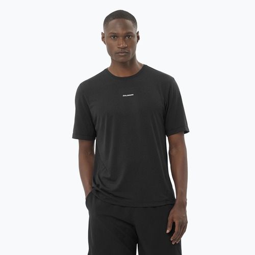 Maglietta da corsa Salomon SHAKEout Core deep black da uomo