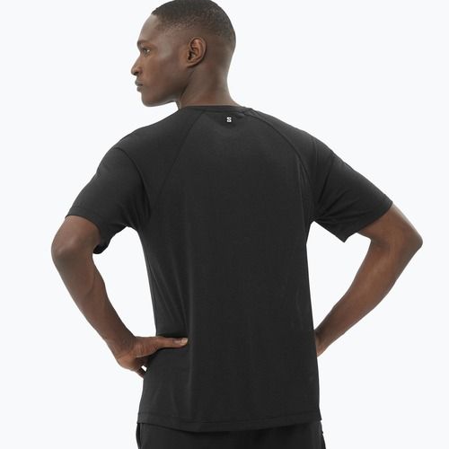 Maglietta da corsa Salomon SHAKEout Core deep black da uomo