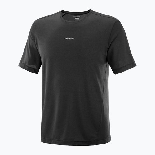 Maglietta da corsa Salomon SHAKEout Core deep black da uomo