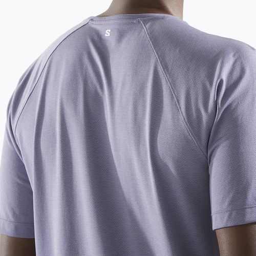 Maglietta da corsa Salomon SHAKEout Core blu granito da uomo