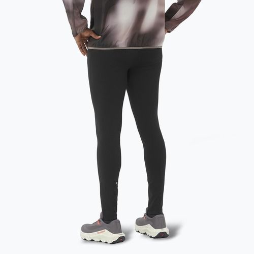 Leggings da corsa da uomo Salomon SHAKEout Core nero profondo