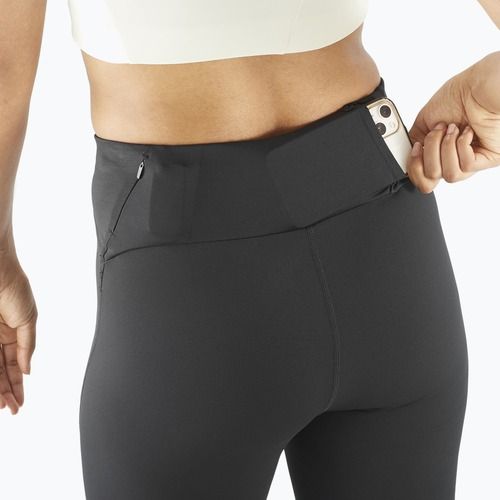 Leggings da corsa da donna Salomon SHAKEout Core 28" nero profondo