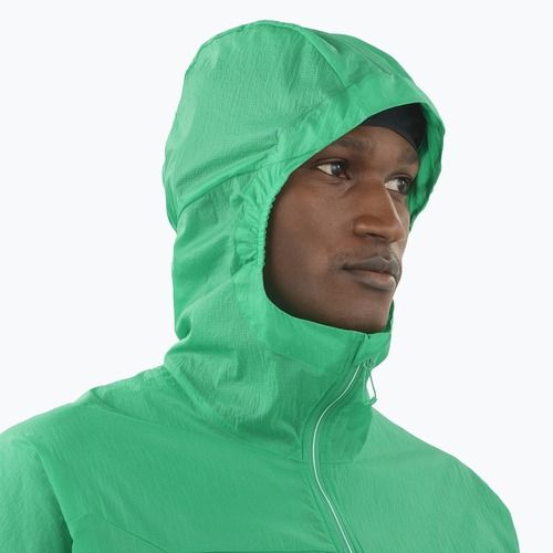 Giacca da corsa Salomon Sense Aero Wind da uomo, parakeet
