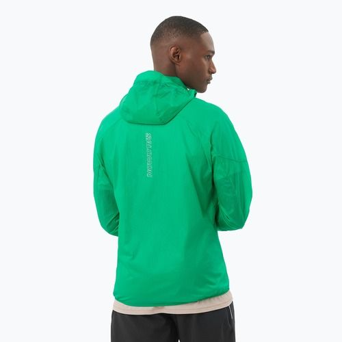 Giacca da corsa Salomon Sense Aero Wind da uomo, parakeet