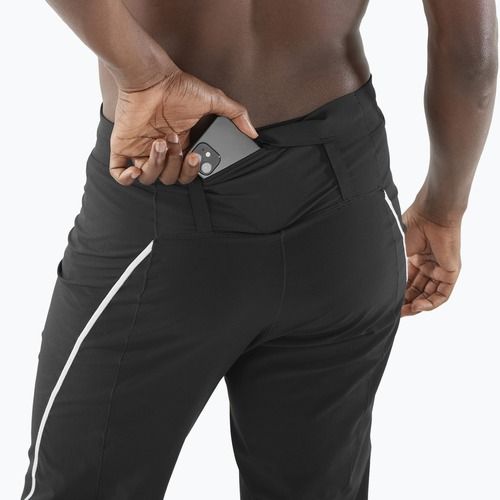 Pantaloni da corsa Salomon Sense Aero Stow deep neri da uomo