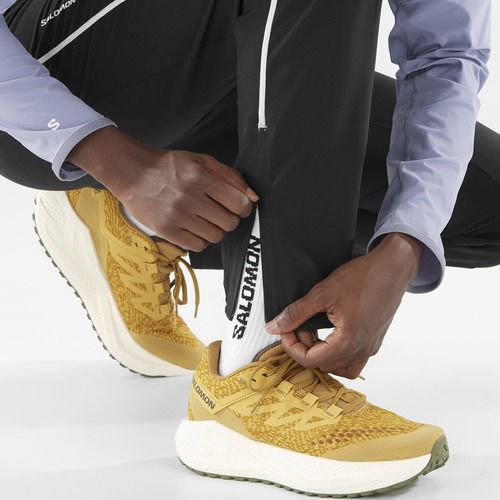 Pantaloni da corsa Salomon Sense Aero Stow deep neri da uomo
