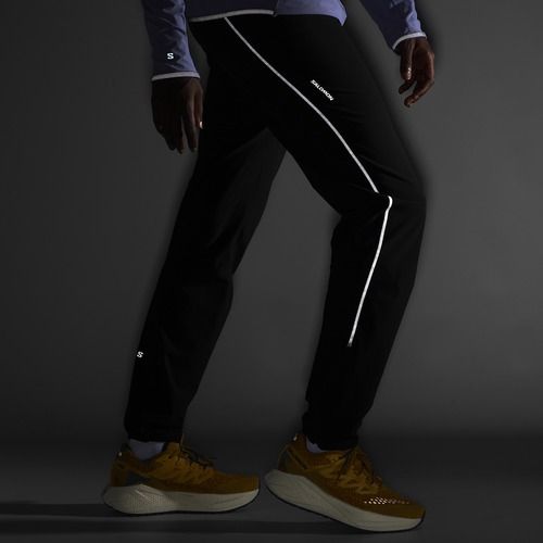 Pantaloni da corsa Salomon Sense Aero Stow deep neri da uomo