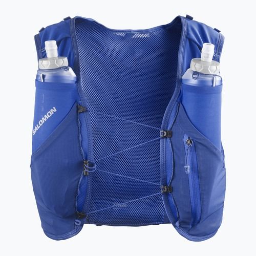 Gilet da corsa Salomon ADV SKIN 5 Set nautical blue/limoges new