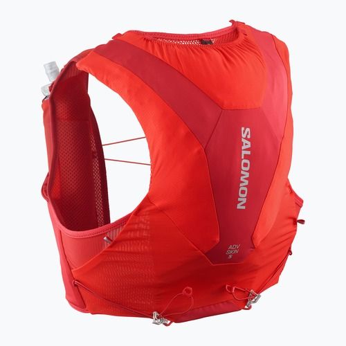Gilet da corsa Salomon ADV SKIN 5 Set flame scarlet/haute red