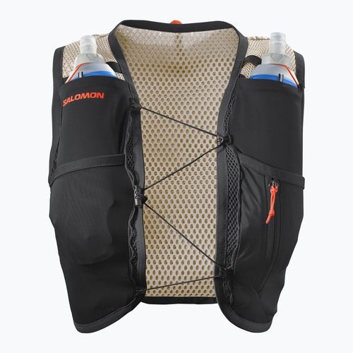 Gilet da corsa Salomon Active Skin 4 Set Donna Emergente/Nero