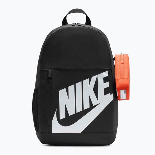 Zaino da allenamento Nike Elemental Shoebox 20 l nero/arancio/bianco