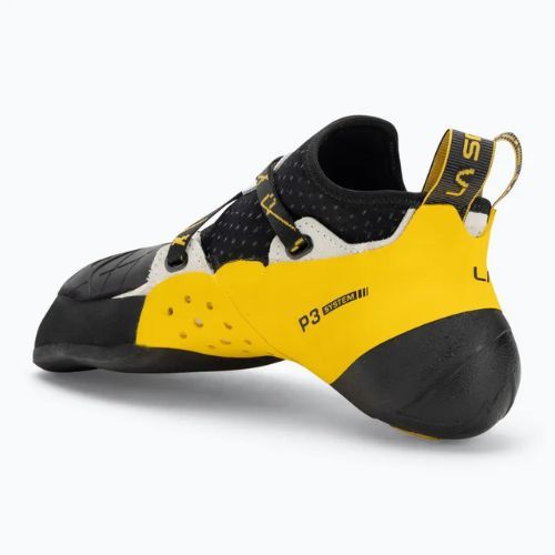 Scarpa da arrampicata La Sportiva da uomo Solution bianco/giallo