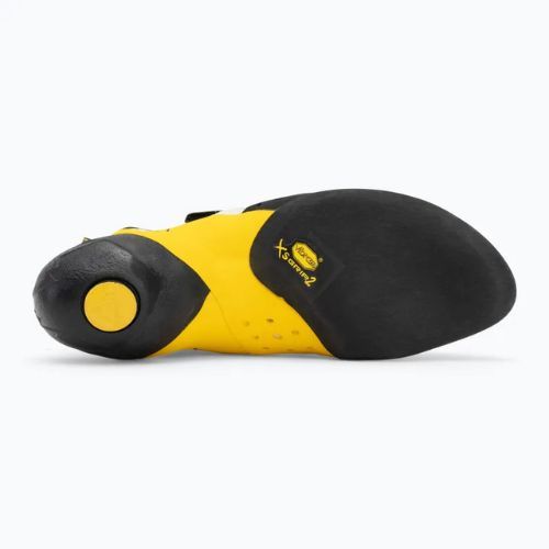 Scarpa da arrampicata La Sportiva da uomo Solution bianco/giallo