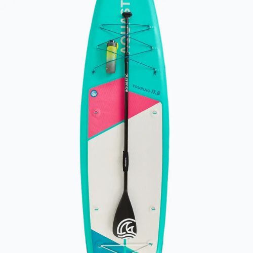Set tavola SUP gonfiabile AQUASTIC Touring 11'6" green