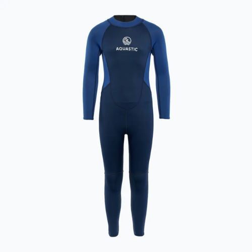 Schiuma da nuoto per bambini AQUASTIC Wavey LG Jrb 2 mm blu navy/blu