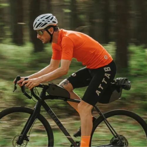 Pantaloncini da uomo ATTABO Kirun Bib Shorts nero