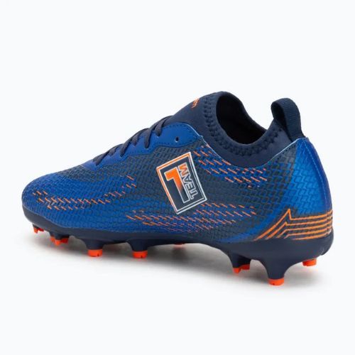 OneTeam Robero Teen FG/AG scarpe da calcio per bambini blu navy/arancio