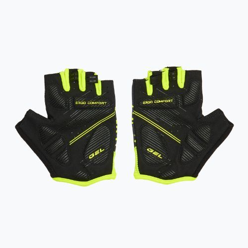 Guanti da ciclismo ATTABO Vito gel antiurto lime/nero