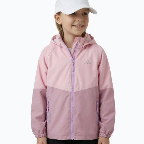 Giacca impermeabile per bambini KADVA Fory Jrg rosa