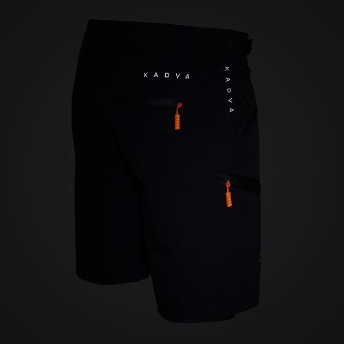 Pantaloncini KADVA Reto da uomo, nero