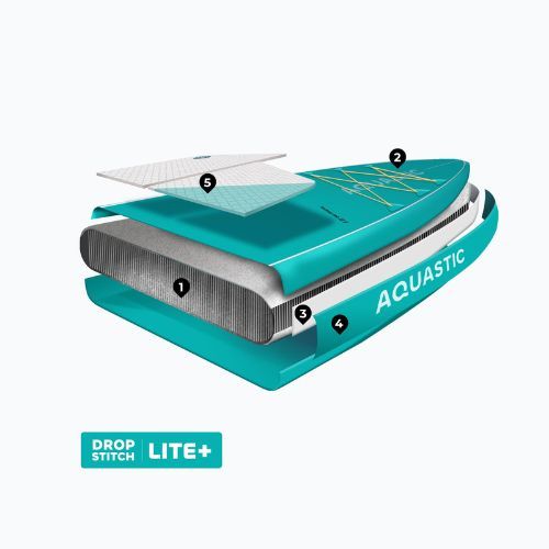 SUP AQUASTIC Tavola da turismo 12'6" verde