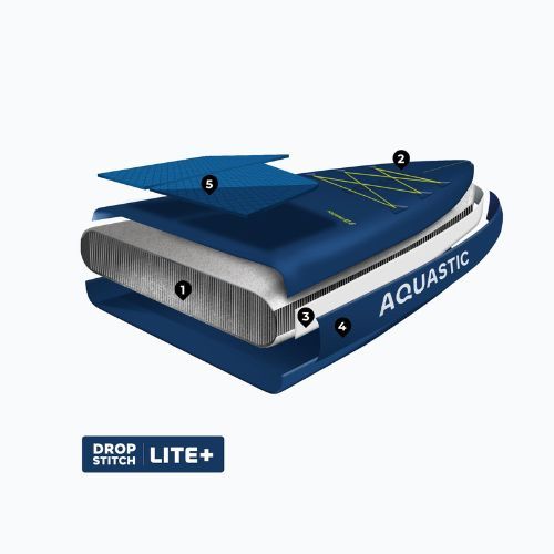 SUP AQUASTIC tavola da turismo 12'6" blu scuro