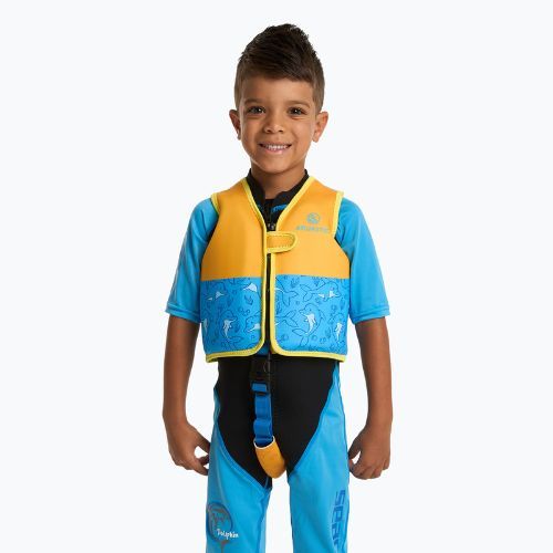 AQUASTIC Gilet di sicurezza per bambini blu