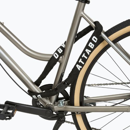 ATTABO C.100 lucchetto per bicicletta 6 mm catena nero