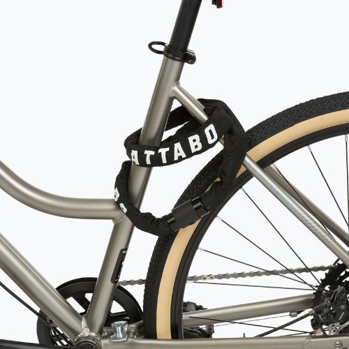ATTABO C.100 lucchetto per bicicletta 6 mm catena nero