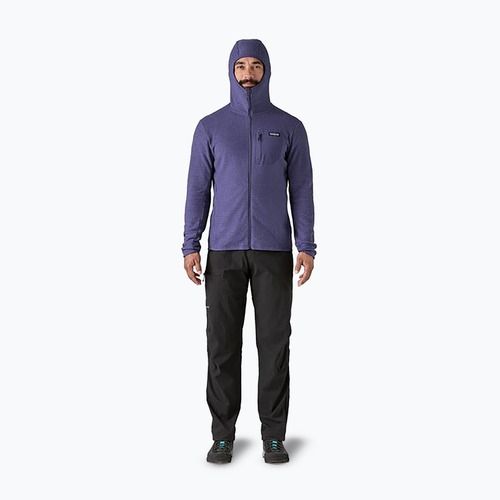 Felpa da trekking da uomo Patagonia R1 Air Full-Zip solstice purple