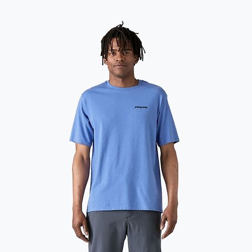 Patagonia P-6 Logo Responsabili-Tee uomo blu abbondante