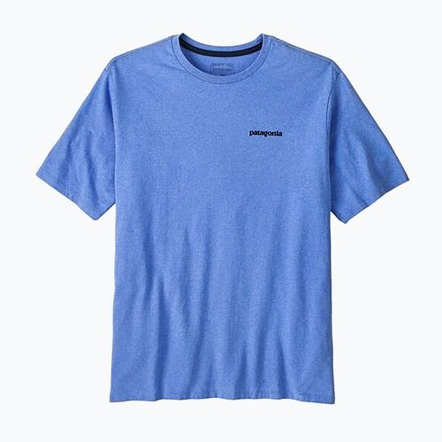 Patagonia P-6 Logo Responsabili-Tee uomo blu abbondante
