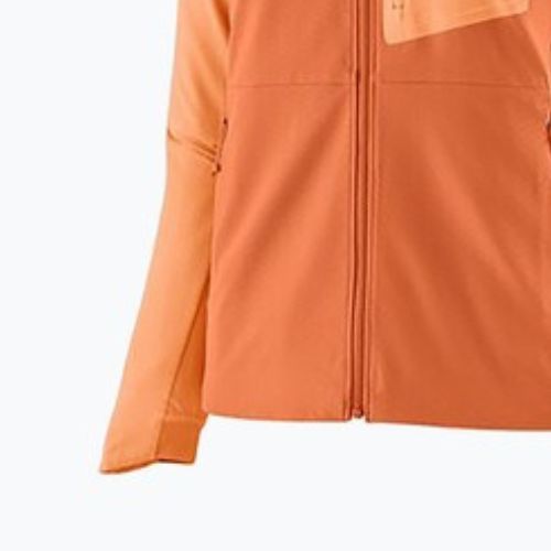 Giacca softshell Patagonia donna R1 CrossStrata Hoody rock melon