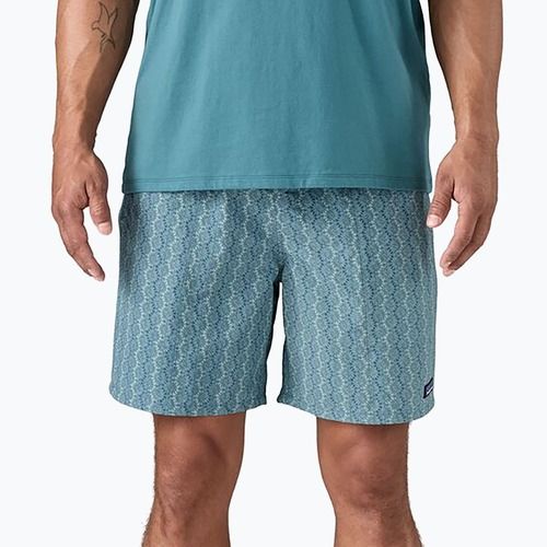 Baggies Longs 7" da uomo di Patagonia, pantaloncini caleidoscopio/ancora blu