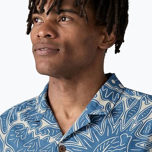 Camicia Patagonia Tidal Threads Camp da uomo, api e pantaloni/ancora blu