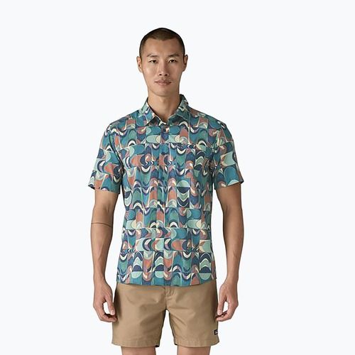 Camicia Patagonia Go To uomo a coda di rondine geo/still blue