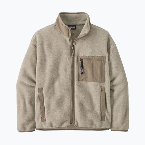 Patagonia felpa in pile da donna Synch oatmeal heather/seabird grey
