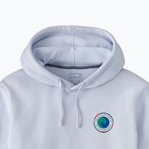 Felpa con cappuccio Patagonia Unity Fitz Uprisal da uomo, bianco