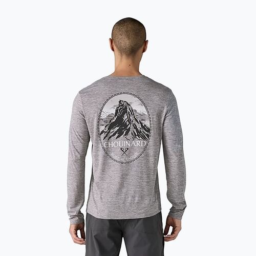 Uomo Patagonia Cap Cool Daily Graphic Lands chouinard crest/feather grey longsleeve