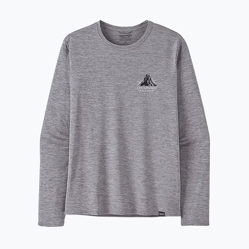 Uomo Patagonia Cap Cool Daily Graphic Lands chouinard crest/feather grey longsleeve