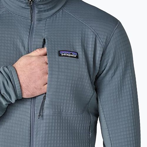 Felpa in pile da uomo Patagonia R1 Hybrid utility blue
