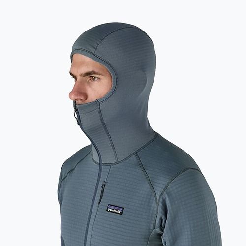 Patagonia R1 Hybrid Pullover Softshell Uomo Giacca blu utility