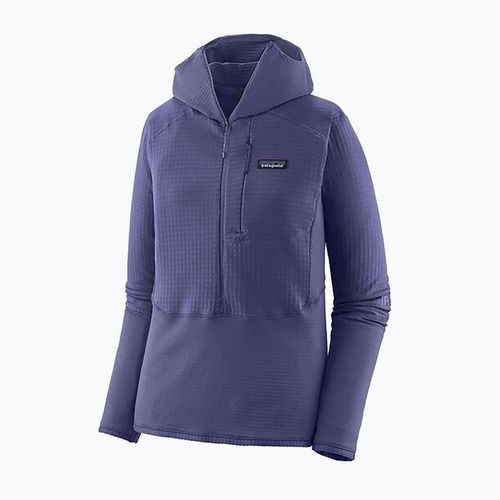 Giacca softshell da donna Patagonia R1 Hybrid Pullover Hoody solstice purple