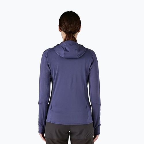 Giacca softshell da donna Patagonia R1 Hybrid Pullover Hoody solstice purple