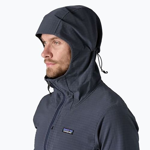 Felpa Patagonia R1 TechFace da uomo blu smolder